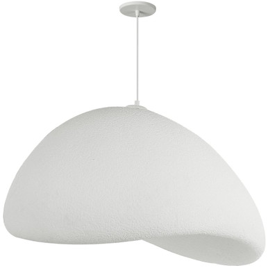 Pilar 1 Light Pendant 15.75 Inch Tall and 31.5 Inch Wide by Dainolite - PLR-311P-MW