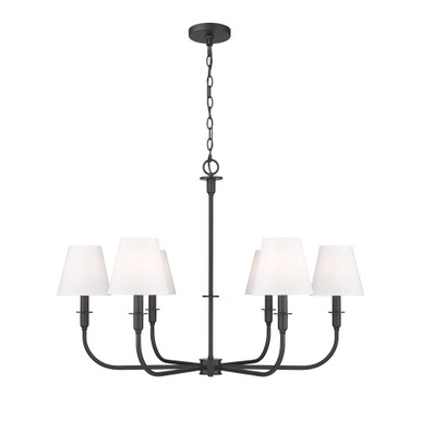 Tova 6 Light Chandelier 26.25 Inch Tall and 36.5 Inch Wide by Z Lite - 3049-32