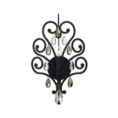 Conclave 1 Light Wall Sconce 18 Inch and 6 Inch Wide by Schonbek Signature - S99601-59BD