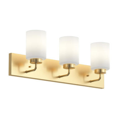 Merry 3 Light Etched Bath Vanity 8.5 Inch Tall and 24 Inch Length by Progress - P300329-191