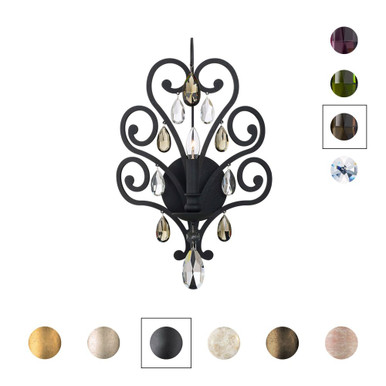 Conclave 1 Light Wall Sconce 18 Inch and 6 Inch Wide by Schonbek Signature - S99601-22BD