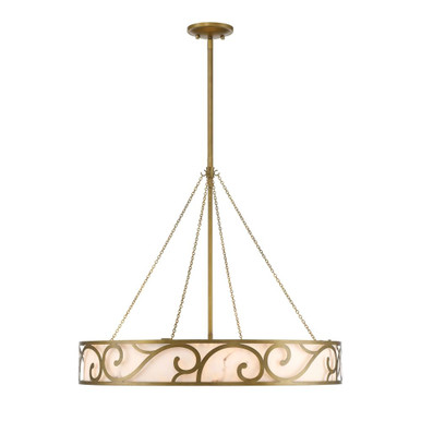 Halstead 8 Light Chandelier 24 Inch Tall and 28.13 Inch Wide by Savoy House - 1-1269-8-339