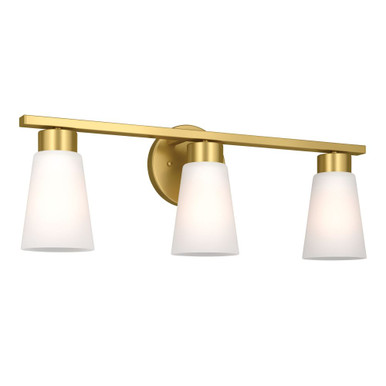 Stamos 3 Light Bath Vanity 8.25 Inch Tall and 22.25 Inch Wide by Kichler - 55121_1
