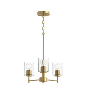 Replay 3 Light Chandelier 20.25 Inch Tall and 17 Inch Wide by Progress - P400479