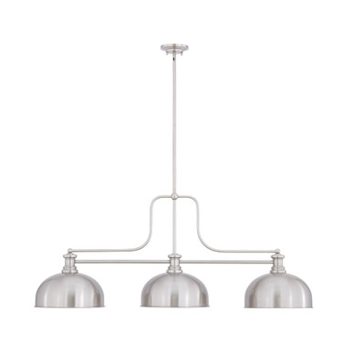 Melange 3 Light Billiard 21.5 Inch Tall and 13 Inch Wide by Z Lite - 725-3BILL-D13MSHADE