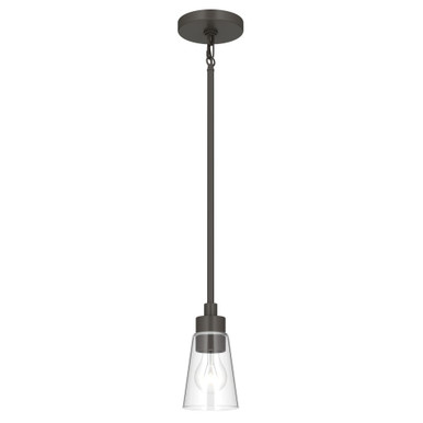 Erma 1 Light Mini Pendant 7.5 Inch Tall and 4 Inch Wide by Kichler - 52444_1