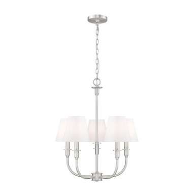 Tova 5 Light Chandelier 26.25 Inch Tall and 22.5 Inch Wide by Z Lite - 3049-18C