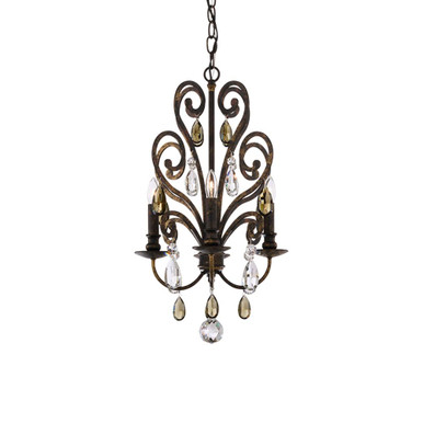 Conclave 4 Light Pendant 22.5 Inch and 13.5 Inch Wide by Schonbek Signature - S99604-76BD