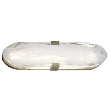 Willmina 20W 1 LED Wall Sconce 16.25 Inch and 4.25 Inch Wide by Dainolite - WLA-1620LEDW-AGB