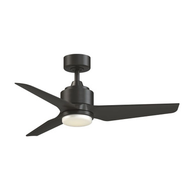 TriAire Custom Ceiling Fan with LightKit 14.62 X 44 Inch Wide by Fanimation - FPD8514DZW-44DZW-LK