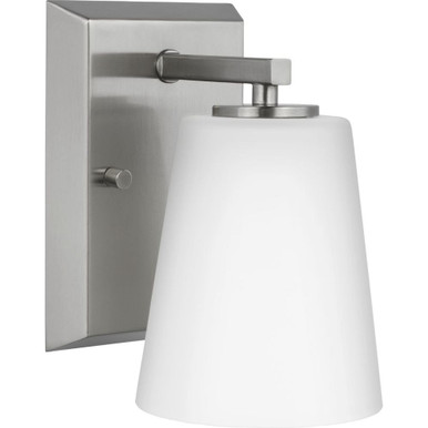Vertex 1 Light Bath Vanity 7.5 Inch Tall and 6.25 Inch Wide by Progress - P300461-009