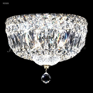 Prestige 3 Light Flush Mount 8 Inch Tall and 10 Inch Wide by James Moder - 92310S77