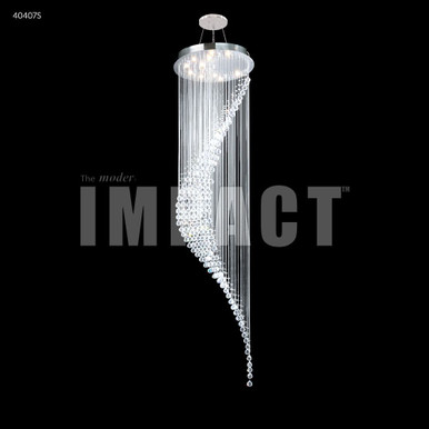 Crystal Rain 11 Light Entry Chandelier 96 InchX28 Inch Wide by James Moder - 40407S77