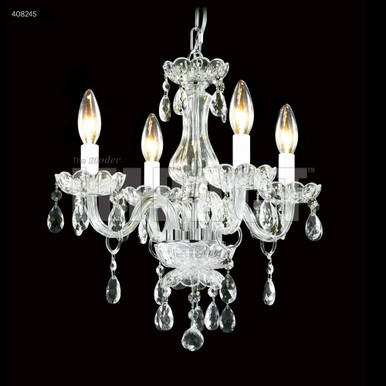Mini Crystal 4 Light Mini Chandelier 15 Inch X 14 Inch Wide by James Moder - 40824S77
