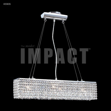 Contemporary 3 Light Chandelier 6 Inch Tall and 26 Inch Wide by James Moder - 40583S77