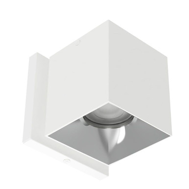Zoron 15W 1 LED NarrowFlood Square Outdoor Wall Mount 4.63 Inch Wide by WAC - W4S-NCS