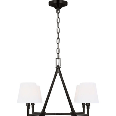 Perth 4 Light Chandelier 18.13 Inch X 31 Inch Wide by Visual Comfort Studio - CC1744