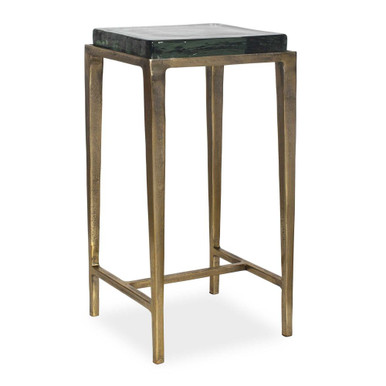 Preston Square Accent Table 24 Inch Tall and 12.2 Inch Wide by Uttermost - 50596