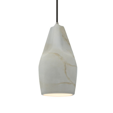 Radiance Crease 10W 1 LED Cord Pendant 11 X 5.75 Inch by Justice Design - CER-6597-LED
