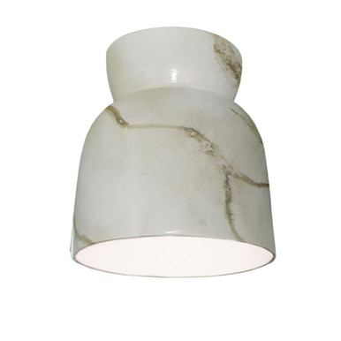 Radiance Hourglass 12W 1 LED Flush Mount 8 X 7.5 Inch by Justice Design - CER-6190-LED