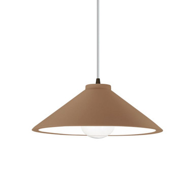 Radiance Flare 10W 1 LED Cord Pendant 5 X 11.75 Inch Wide by Justice Design - CER-6240-LED