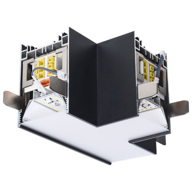 Momentum T Connector for LED Linear System 3.4 Inch X 4.1 Inch Wide by Nuvo - 65/1185