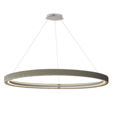 Kaia 80W 1 LED Ring Pendant 48.25 Inch Tall and 2.5 Inch Wide by ET2 - E22964
