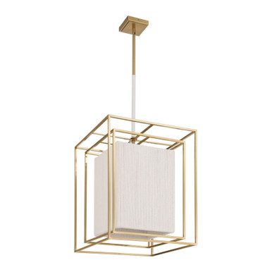 Abbey 4 Light Pendant 35.25 Inch Tall and 18 Inch Wide by Thesis - 207269A