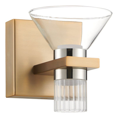 Blake 9W 2 LED Bath Vanity 5.75 Inch Tall and 6.75 Inch Wide by Thesis - 207683A