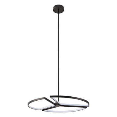 Alfie 33W 3 LED Chandelier 1.25 Inch Tall and 30.25 Inch Wide by Thesis - 207767A