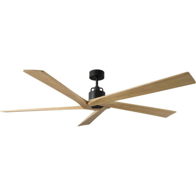 Aspen 5 Blade Ceiling Fan 13.09 Inch and 70 Inch Wide by Visual Comfort Fan - 5ASPR70MBKNH