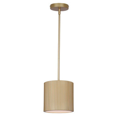 Scarlett 15W 1 LED Pendant 11 Inch Tall and 8 Inch Wide by Canarm Inc - IPL1208A01PGD