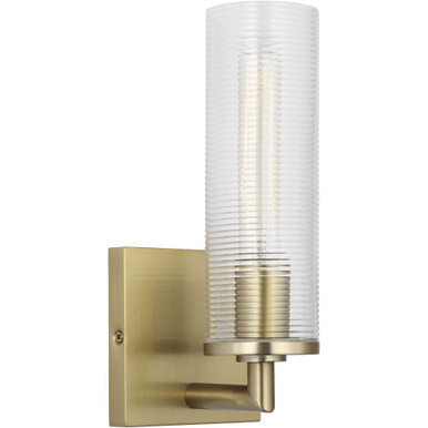 Sarita 1 Light Wall Sconce 11.38 and 5 Inch Wide by Visual Comfort Studio - DJW1101SB