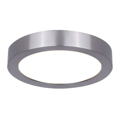 10W 1 LED Flush Mount 0.87 Inch Tall and 5.35 Inch Wide by Canarm Inc - DL-5F-10S-BN-C