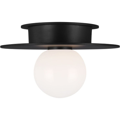 Nodes 1 Light Flush Mount 4.63 Inch X 8 Inch Wide by Visual Comfort Studio - KF1001