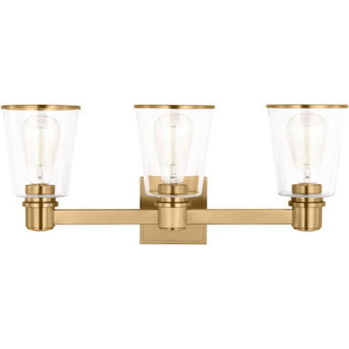 Alessa 3 Light Bath Vanity 9.38 X 22.13 Inch Wide by Visual Comfort Studio - CV1033