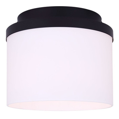 Britton 1 Light Flush Mount 7.38 Inch Tall and 9 Inch Wide by Canarm Inc - IFM1234A09