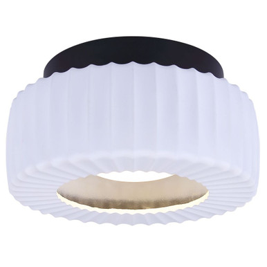Dario 20W 1 LED Flush Mount 5.38 Inch Tall X 10.88 Inch Wide by Canarm Inc - LFM338A11BKR