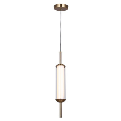 Lavene 11W 1 LED Pendant 23 Inch Tall and 5.13 Inch Wide by Canarm Inc - LPL321A01GD