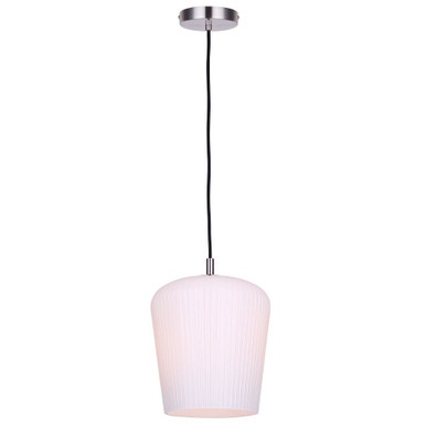 Leandro 1 Light Pendant 14 Inch Tall and 9 Inch Wide by Canarm Inc - IPL1249A01