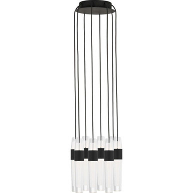 Lassell 57.6W 8 LED Chandelier 9.3X10.3 Inch Wide by Visual Comfort Modern - SLCH40127