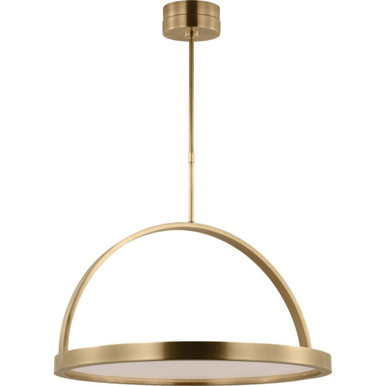 Cerne 31W 1 LED Chandelier 14.9 and 26 Inch Wide by Visual Comfort Modern - KWCH18927NB
