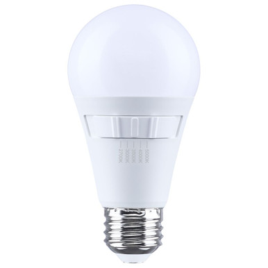 14W A19 LED 5CCT 80CRI Medium Base Replacement Bulb 4.61 Inch by Satco - S15191
