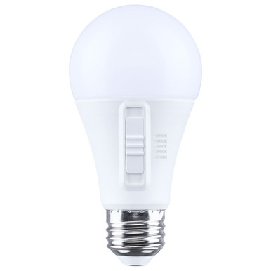 13.9W A19 LED 5CCT 90CRI Medium Base Replacement Bulb 4.61 Inch by Satco - S15199