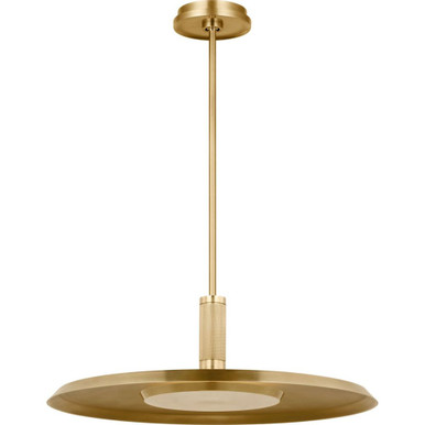 Saucer 16W 1 LED Pendant 8 Inch and 24 Inch Wide by Visual Comfort Modern - AKPD17127