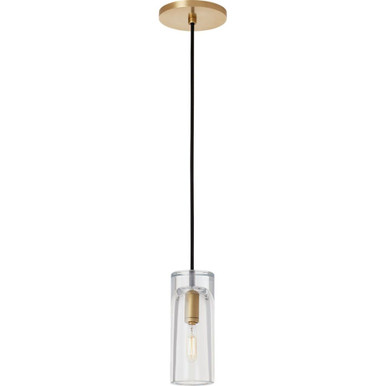 Horizon 1 Light Small Accent Pendant 7.9 and 3.1  by Visual Comfort Modern - SLPD277