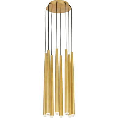 Pylon 4.6W 8 LED Chandelier 18.6 and 9 Inch Wide by Visual Comfort Modern - 700TRSPPYL8