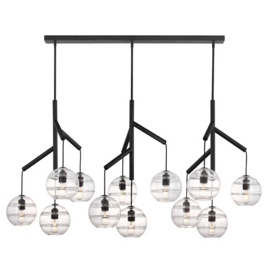 Sedona 3.5W 12 LED Triple Chandelier 30 and 24.5  by Visual Comfort Modern - 700SDNMPL3-LED