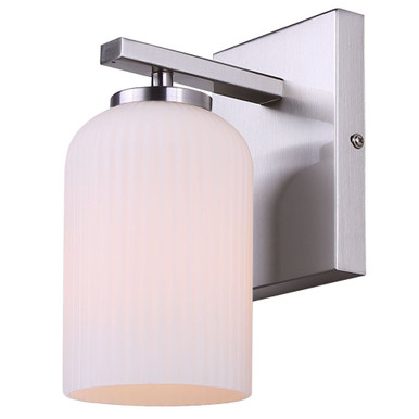 Bram 1 Light Bath Vanity 9.5 Inch Tall and 4.75 Inch Wide by Canarm Inc - IVL1241A01