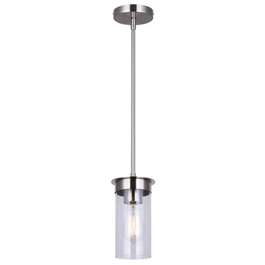 Benson 1 Light Pendant 11.75 Inch Tall and 4.75 Inch Wide by Canarm Inc - IPL1205A01